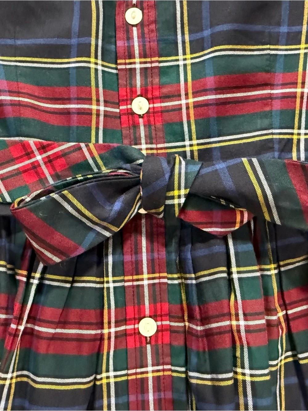 Girls Polo Ralph Lauren Tartan Plaid Belted Shirt Dress Size 10 NEW